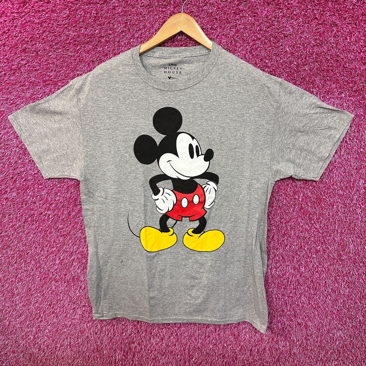 Mickey Mouse Toon Town Mayor Classic Disney Character Tee L