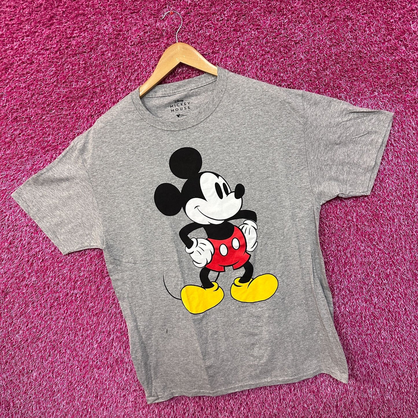 Mickey Mouse Toon Town Mayor Classic Disney Character Tee L
