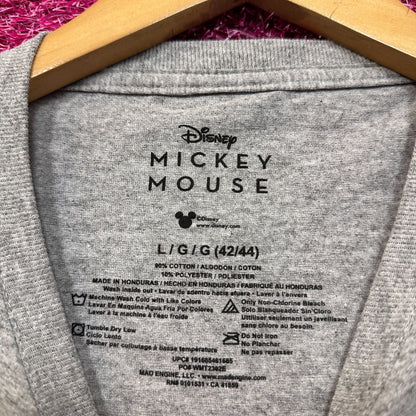 Mickey Mouse Toon Town Mayor Classic Disney Character Tee L