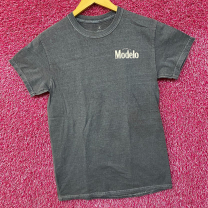 Modelo Cerveza Sugar Skull Promo Graphic Design T-Shirt Small