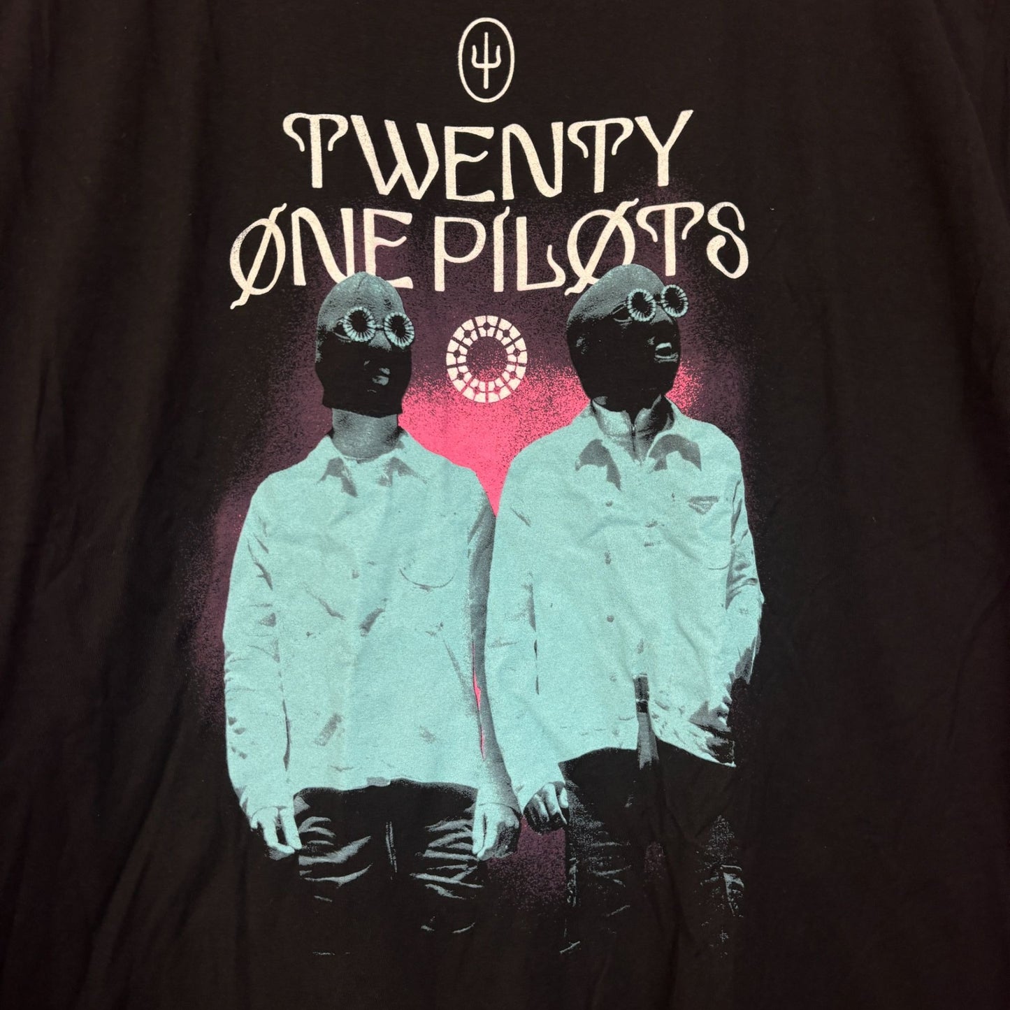 Twenty One Pilots Scaled and Icy Tour Synth-Pop Duo Tee XL