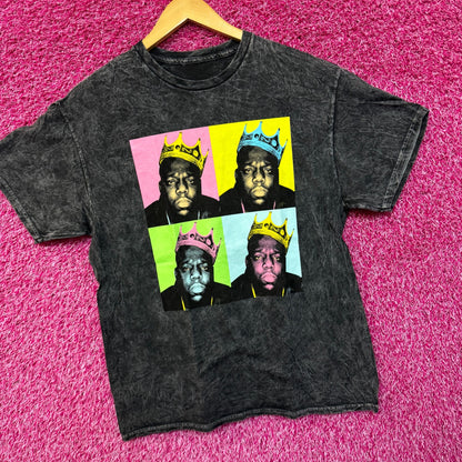 The Notorious BIG King of New York Pop Art Hip Hop Tee M