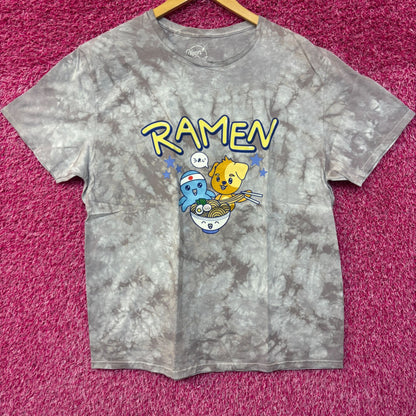 Kawaii ramen tie dye tshirt size medium