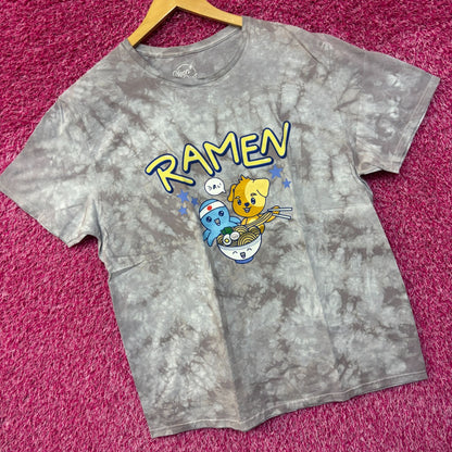 Kawaii ramen tie dye tshirt size medium