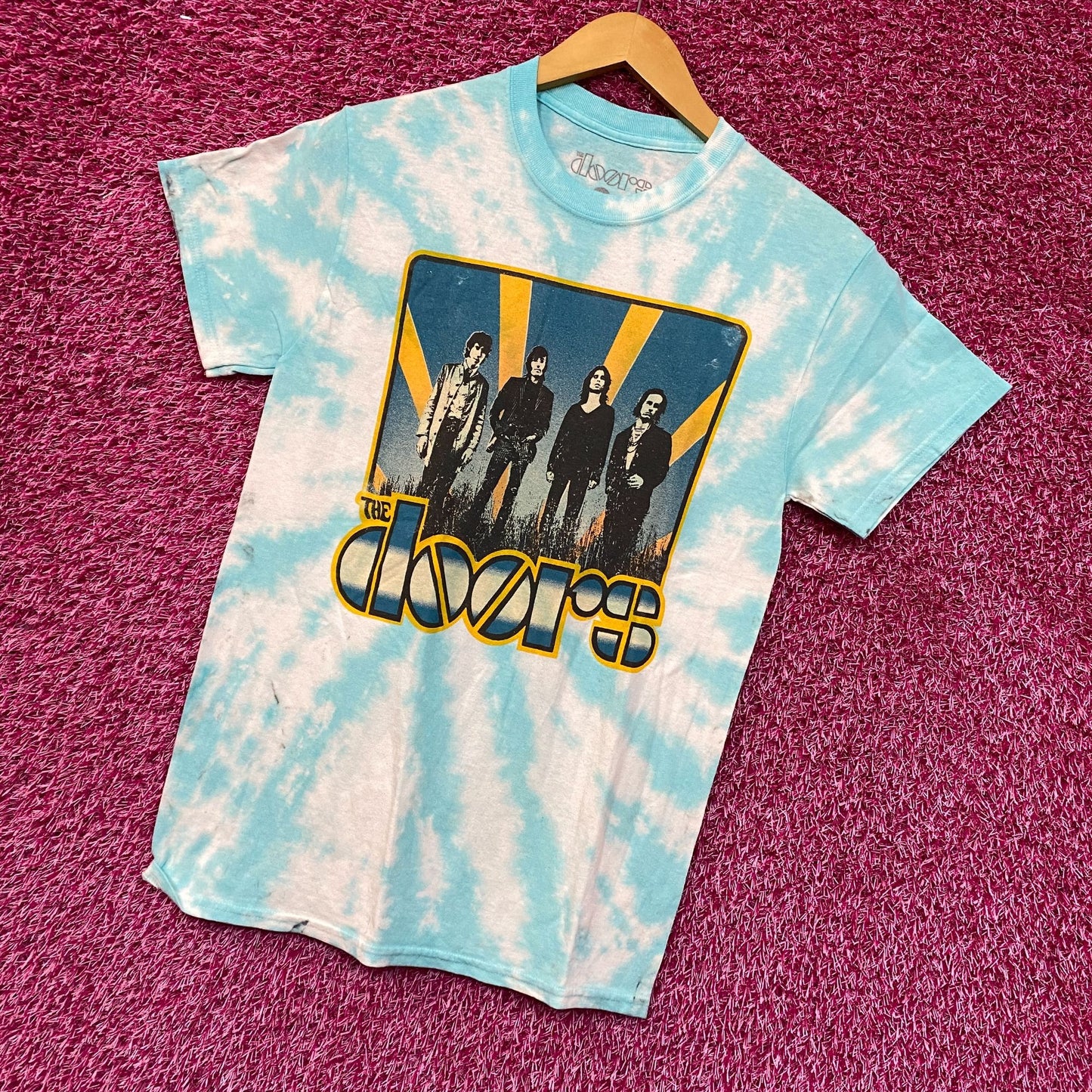 The Doors JIm Morrison Tie dye Rock Tshirt size Small