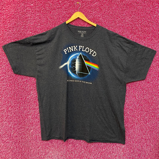 Pink Floyd the dark side of the moon pyramid crashing Tshirt size 5XL
