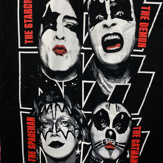 KISS Debut Album Cover Graphic Rock Band T-Shirt Small
