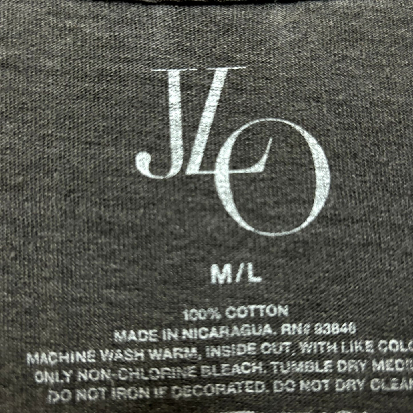Jennifer Lopez JLO Signature Poster Dance Pop Tee M/L