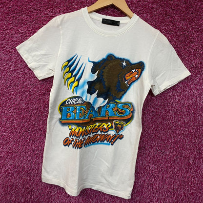 Junk Food Clothing Chicago Bears Monsters of the Midway Retro Style T-Shirt XS