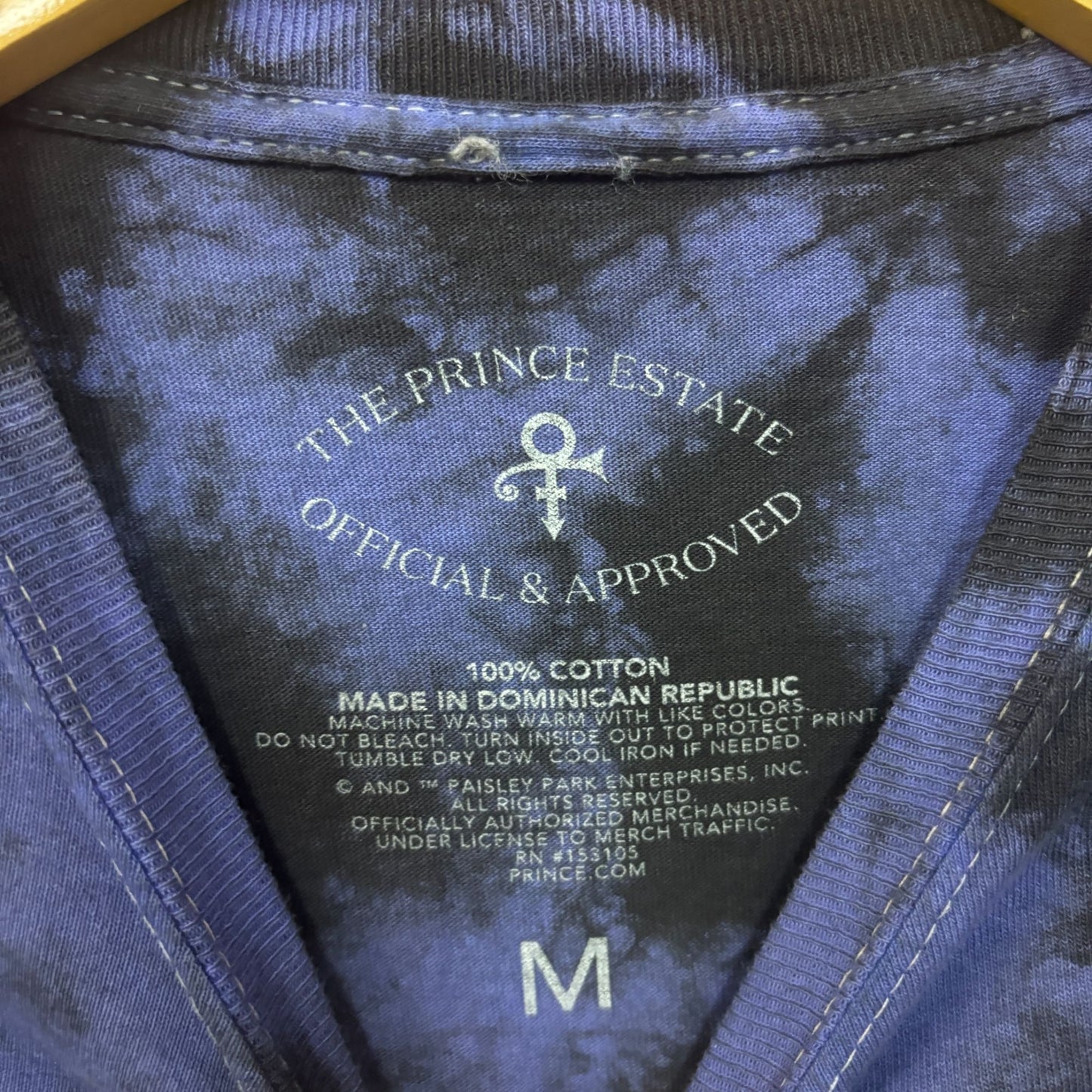 Prince the Revolution Purple Rain Album Funk Rock Tie Dye M