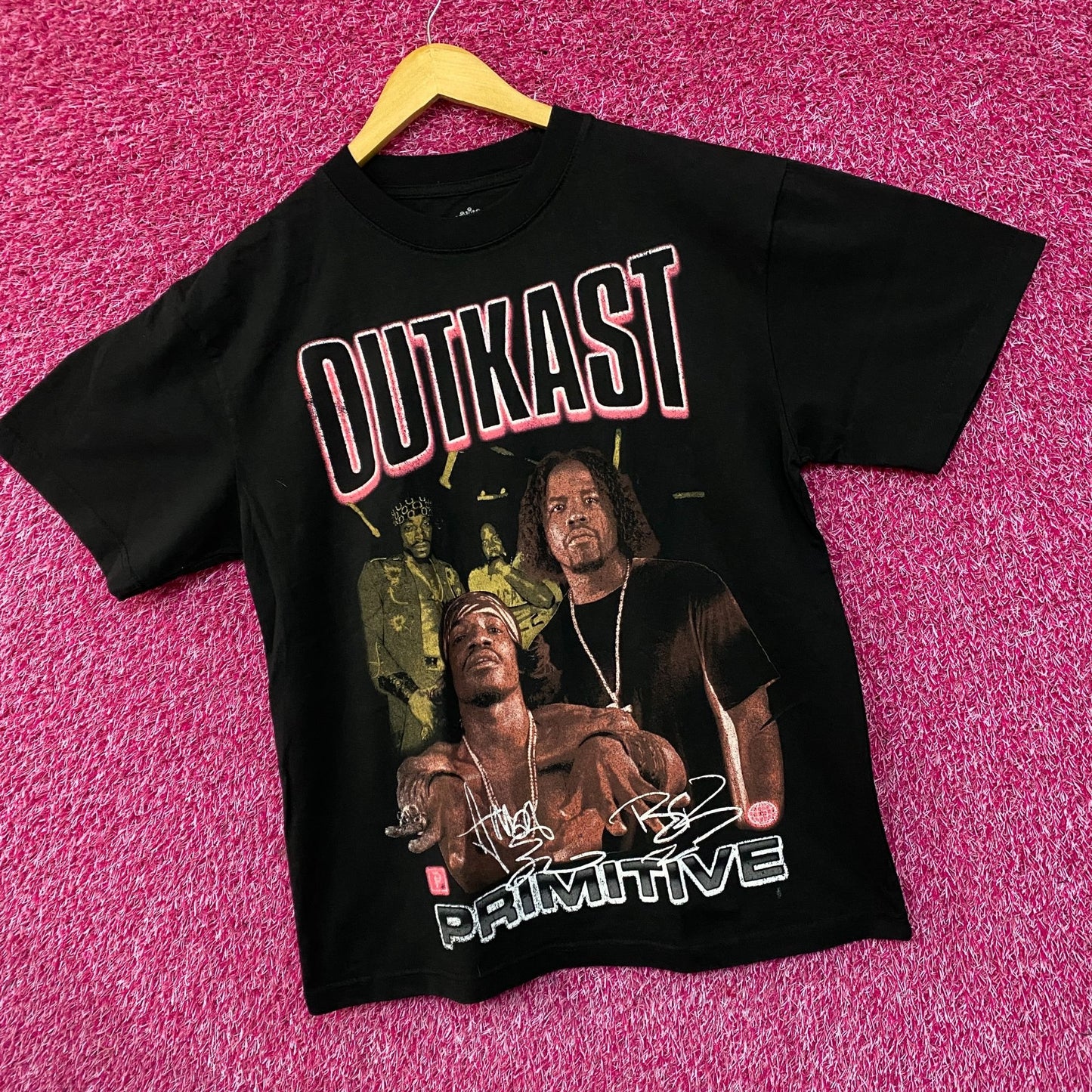 Primitive x Outkast Andre 30000 & Big Boi Hip-Hop T-Shirt medium