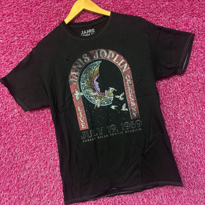 Janis Joplin Live Forest Hills 1969 Rock Concert Tee S/M