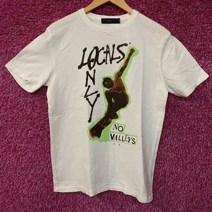 Junk Food Clothing Locals Only No Valley Vintage Style Graphic Tee Small