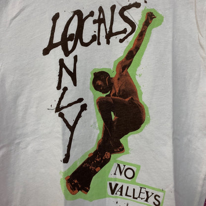 Junk Food Clothing Locals Only No Valley Vintage Style Graphic Tee Small