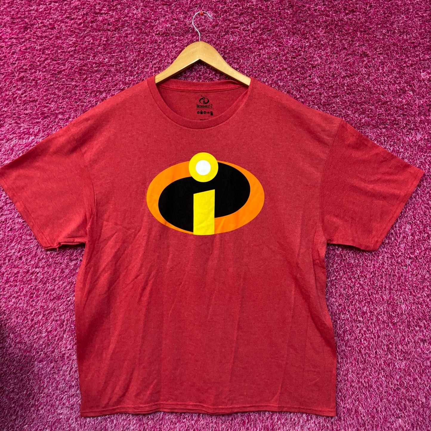 Pixar The incredibles Logo Tshirt size XL