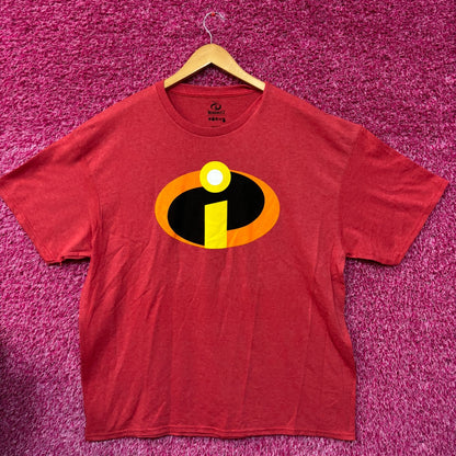 Pixar The incredibles Logo Tshirt size XL