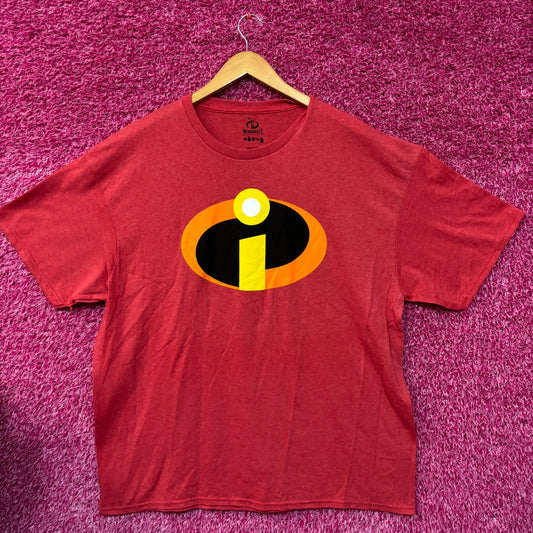 Pixar The incredibles Logo Tshirt size XL