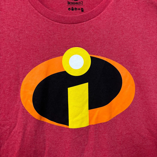 Pixar The incredibles Logo Tshirt size XL