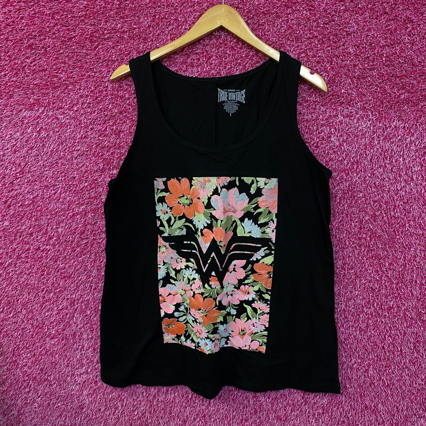 Wonder Woman Flower Tank Top Plus size 1