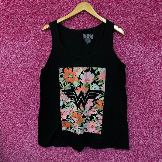 Wonder Woman Flower Tank Top Plus size 1