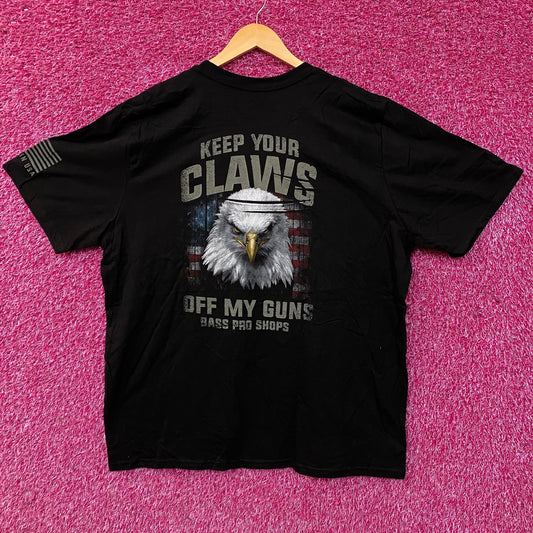 Bass Pro Shops "Claws Off My Guns" Graphic T-Shirt 2XL