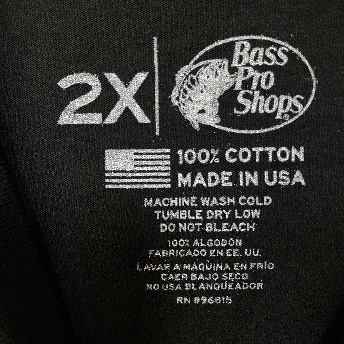 Bass Pro Shops "Claws Off My Guns" Graphic T-Shirt 2XL