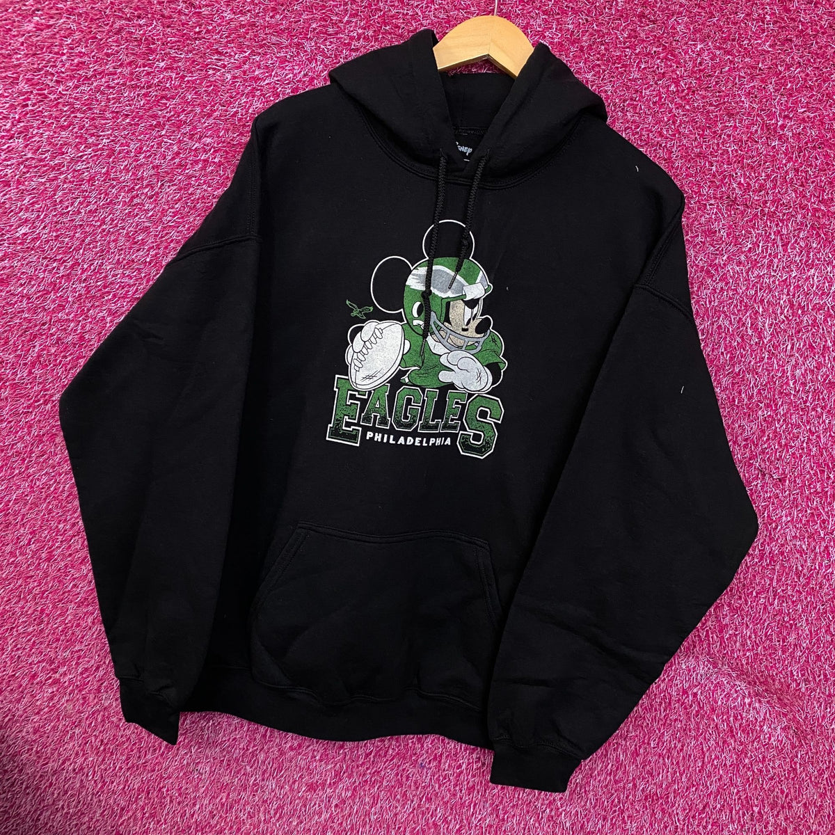 Junk Food X Mickey Mouse Philadelphia Eagles hoodie size Large