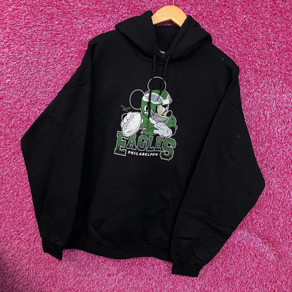 Junk Food X Mickey Mouse Philadelphia Eagles hoodie size Large