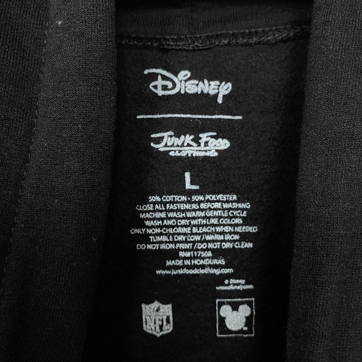 Junk Food X Mickey Mouse Philadelphia Eagles hoodie size Large