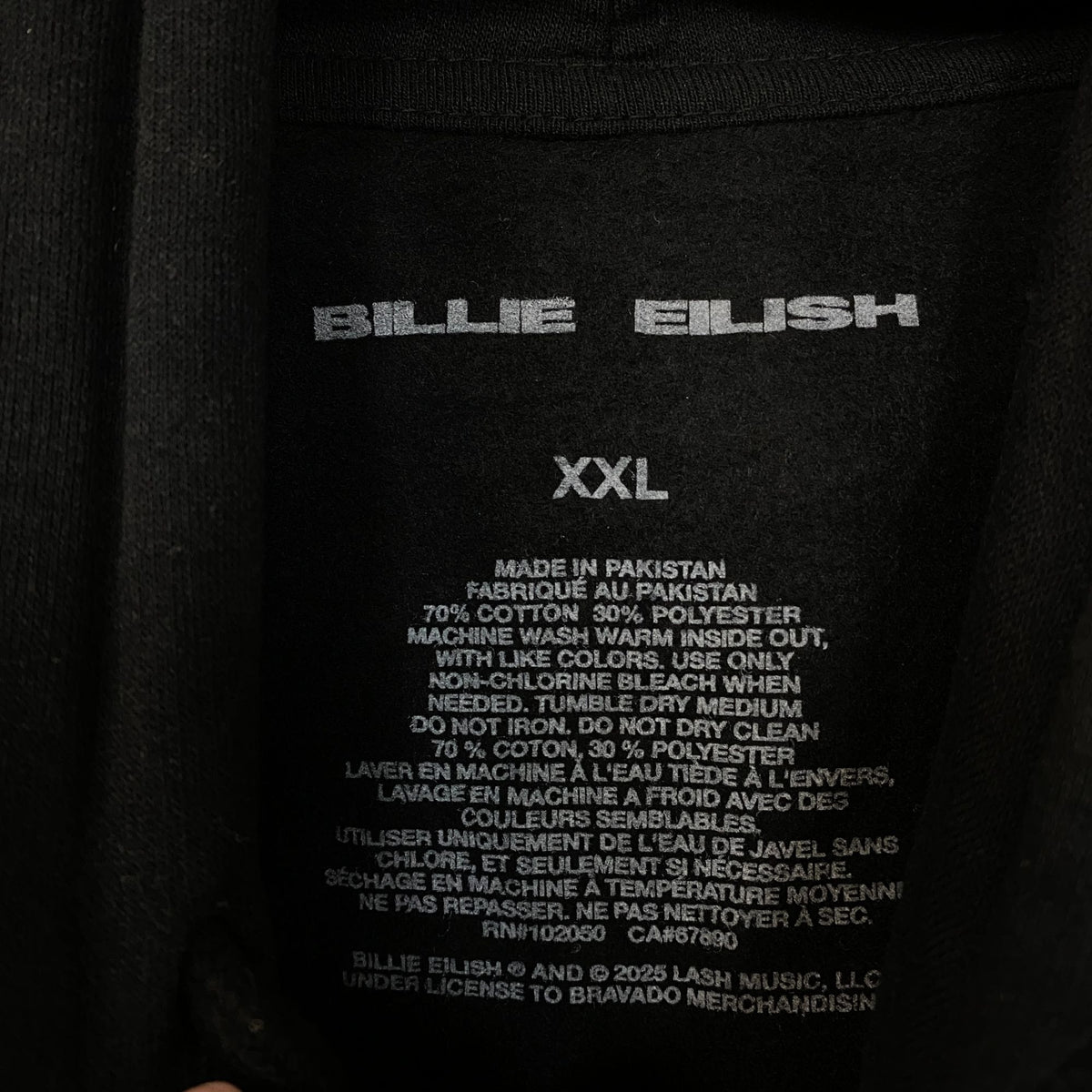 Billie Eilish Hit Me Hard and Soft Hoodie Size 2XL