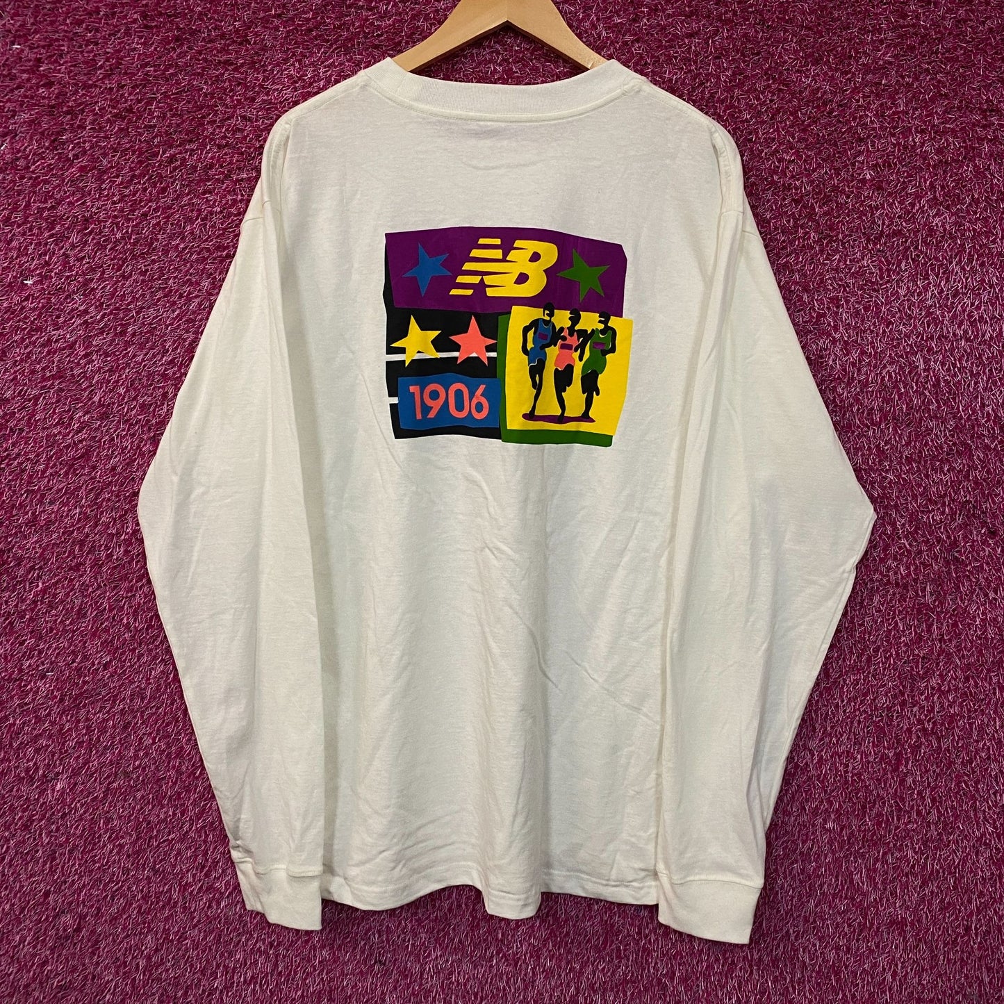 New Balance Made in USA Graphic Long Sleeve T-Shirt 2XL