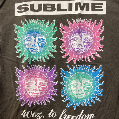 Sublime 40 Oz. To Freedom Sun Logo T-Shirt L/XL