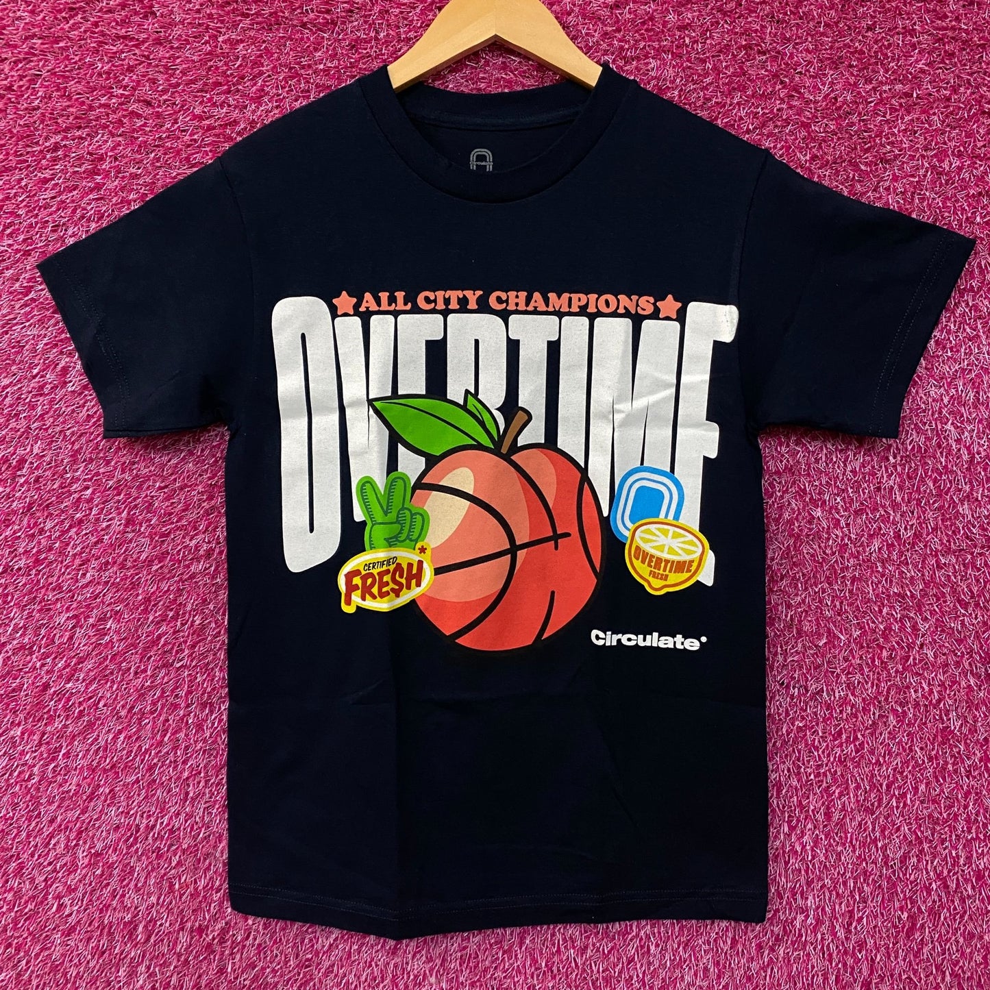 Circulate x Overtime "All City Champs" T-shirt Small