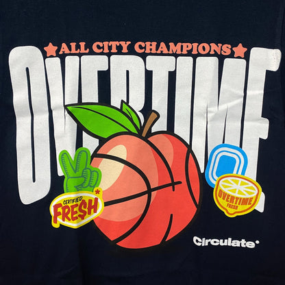 Circulate x Overtime "All City Champs" T-shirt Small