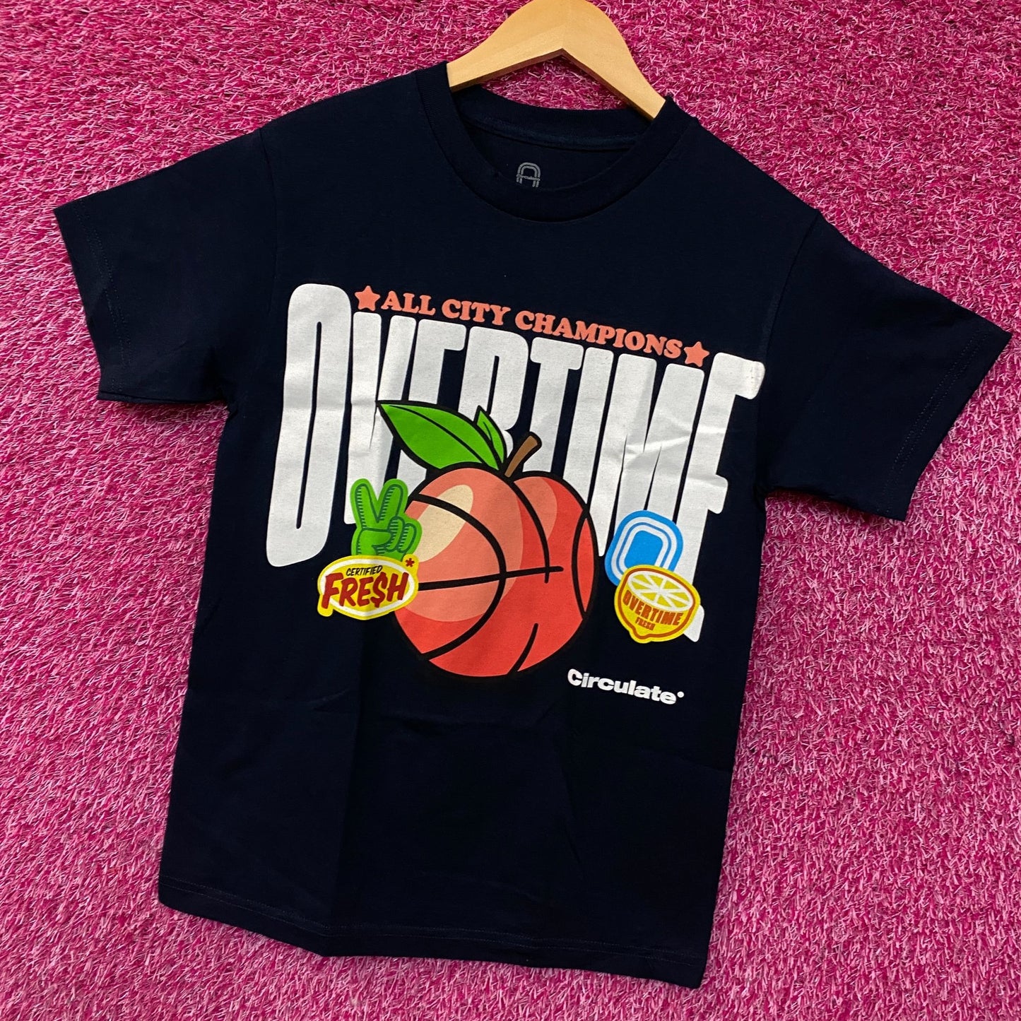 Circulate x Overtime "All City Champs" T-shirt Small