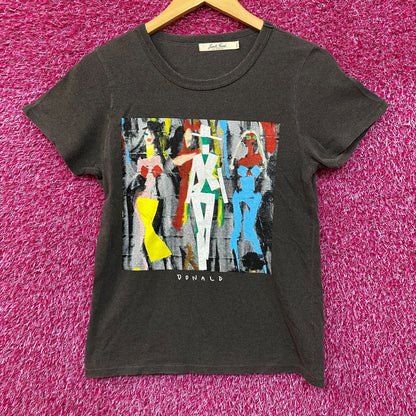 Donald Junk Food Art Womans Tshirt size Small