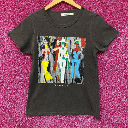 Donald Junk Food Art Womans Tshirt size Small