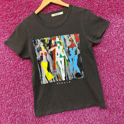 Donald Junk Food Art Womans Tshirt size Small