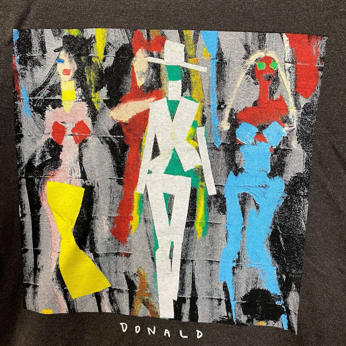 Donald Junk Food Art Womans Tshirt size Small