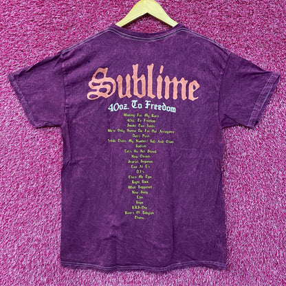 Sublime 40 Oz. To Freedom Album Sun Logo T-Shirt Large