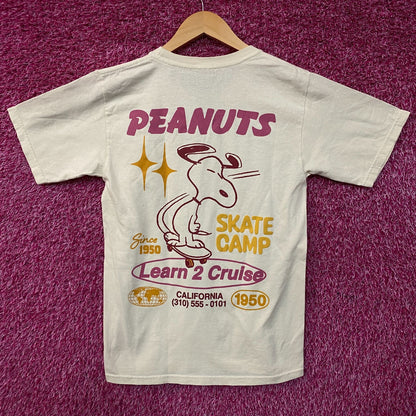 Peanuts Snoopy Skate Camp Graphic T-Shirt XL
