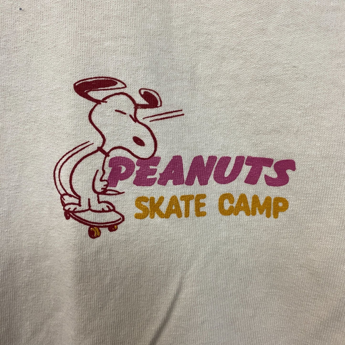 Peanuts Snoopy Skate Camp Graphic T-Shirt XL