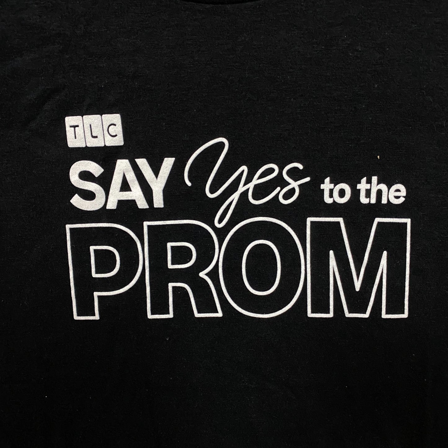 TLC "Say Yes to the Prom" Promotional Graphic T-Shirt Small