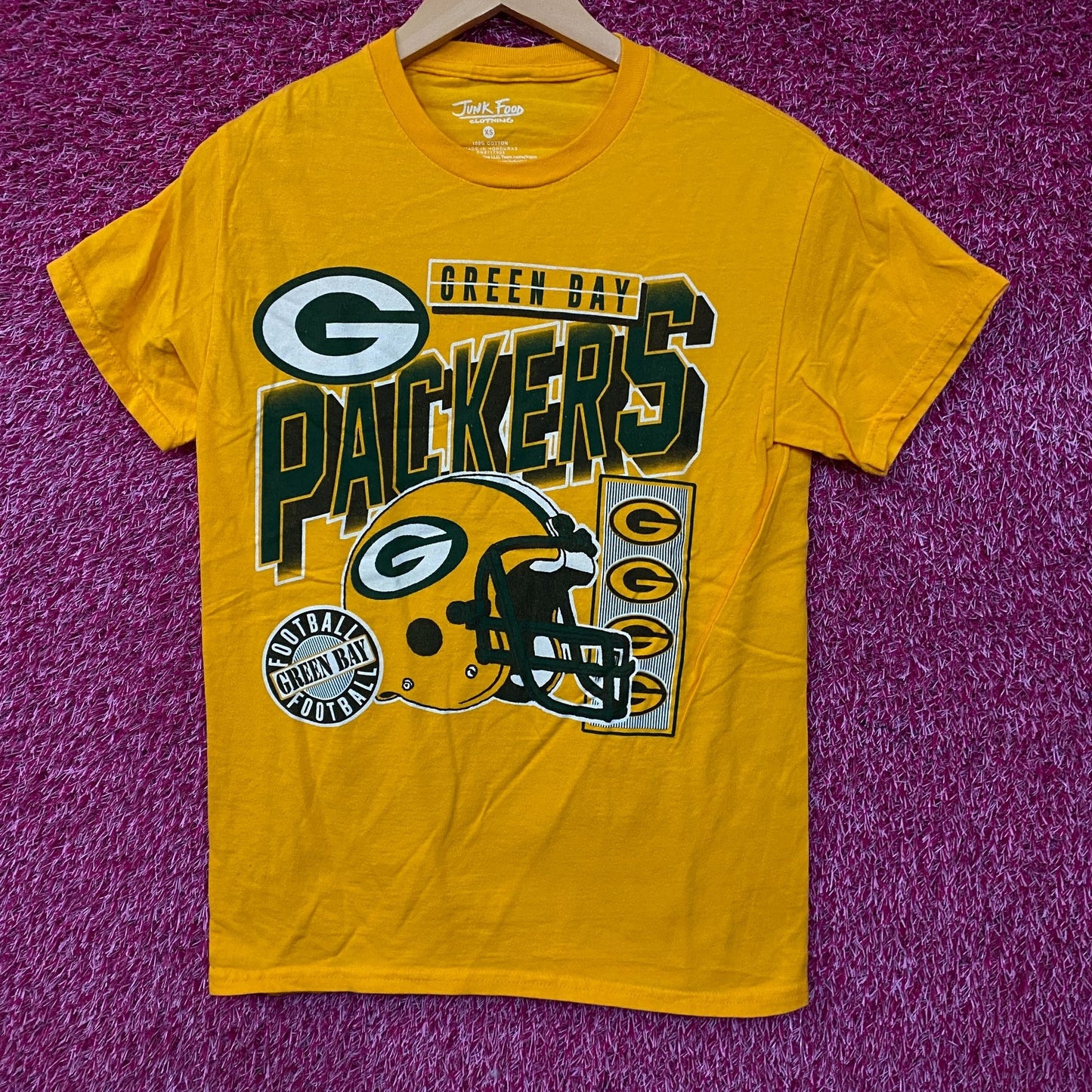Junk Food Clothing NFL Green Bay Packers Checkdown Flea Market Tee XS
