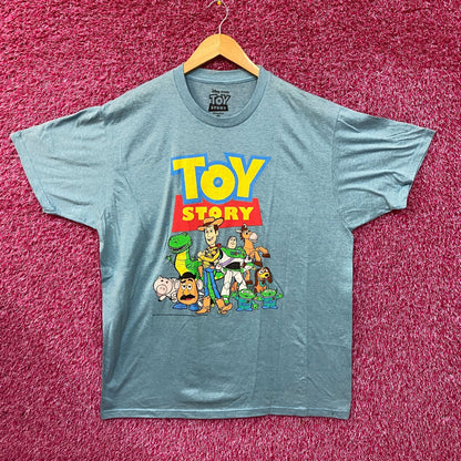 Disney Pixar Toy Story Group Portrait Blue T-Shirt XL