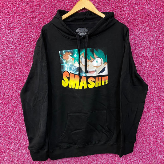 My Hero Academia Deku Smash Punch Anime Hoodie size Medium