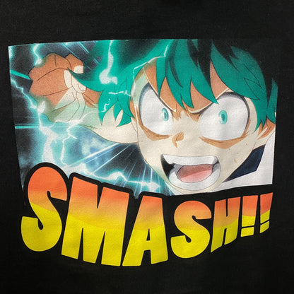 My Hero Academia Deku Smash Punch Anime Hoodie size Medium