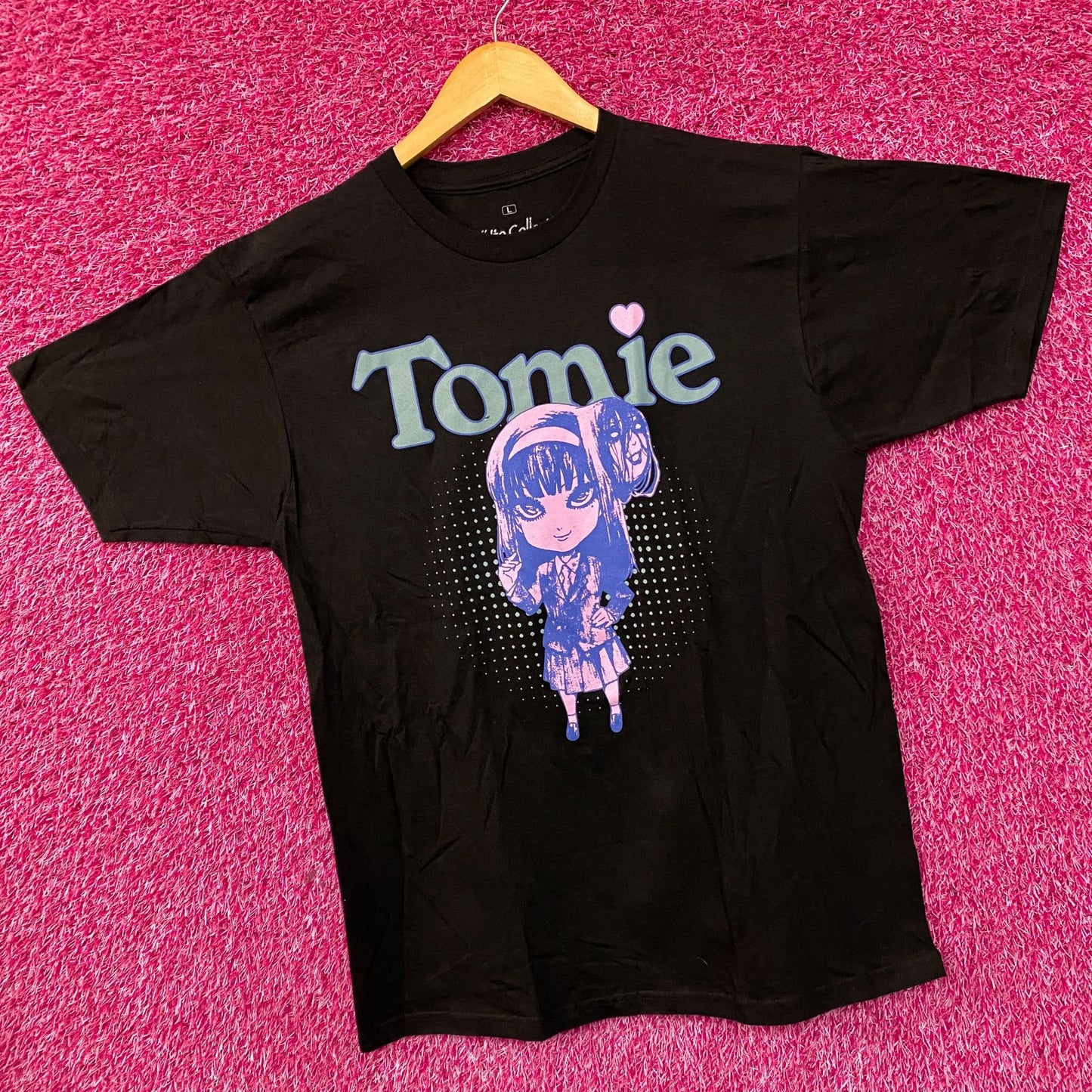 Junji Ito Tomie Chibi Tonal Horror Manga T-shirt Large