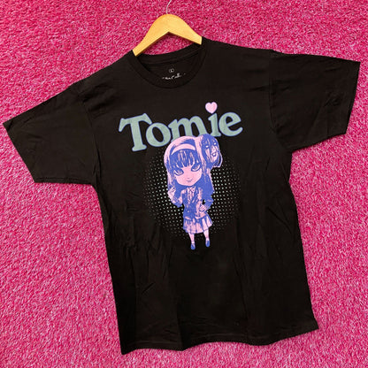 Junji Ito Tomie Chibi Tonal Horror Manga T-shirt Large