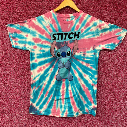 Disney Lilo & Stitch Animated Movie Stitch Tie Dye T-Shirt large